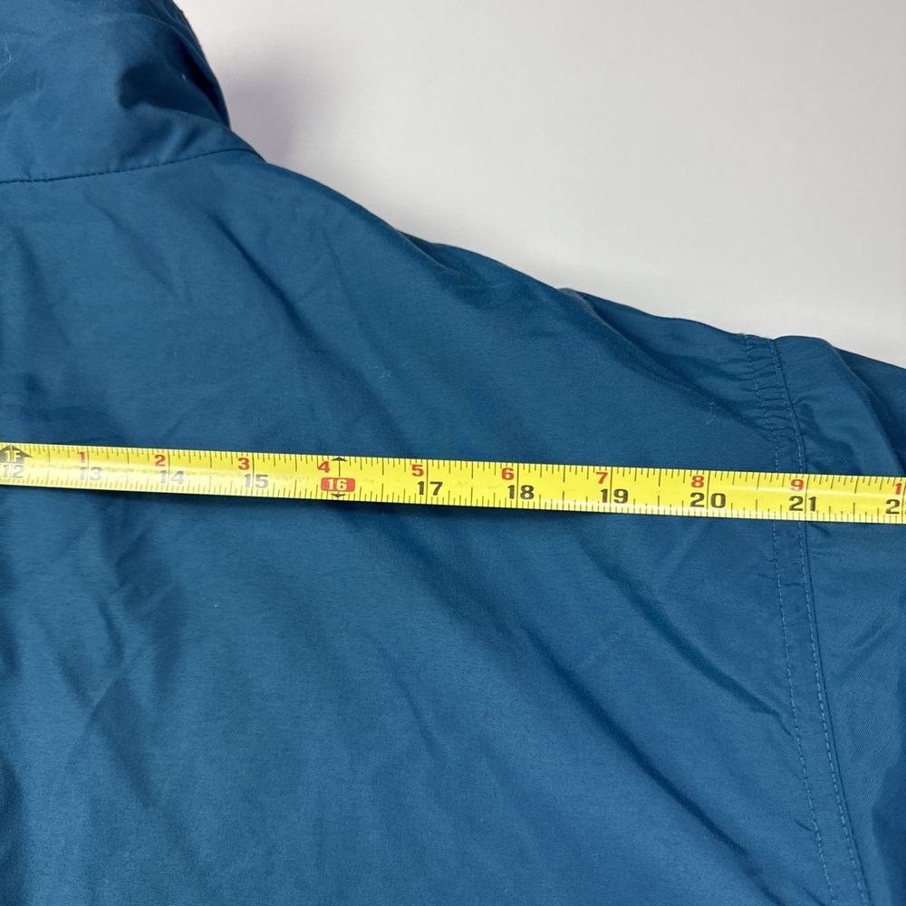 Vintage 90s LL BEAN Warm-Up Jacket Teal Maroon Liner Fleece Mens LARGE Retro 2j - Picture 8 of 10